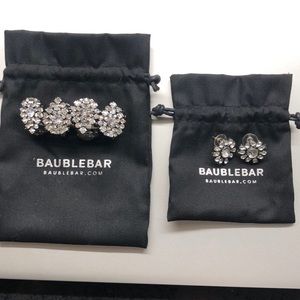 Bauble Bar Rhinestone Bracelet and Earrings